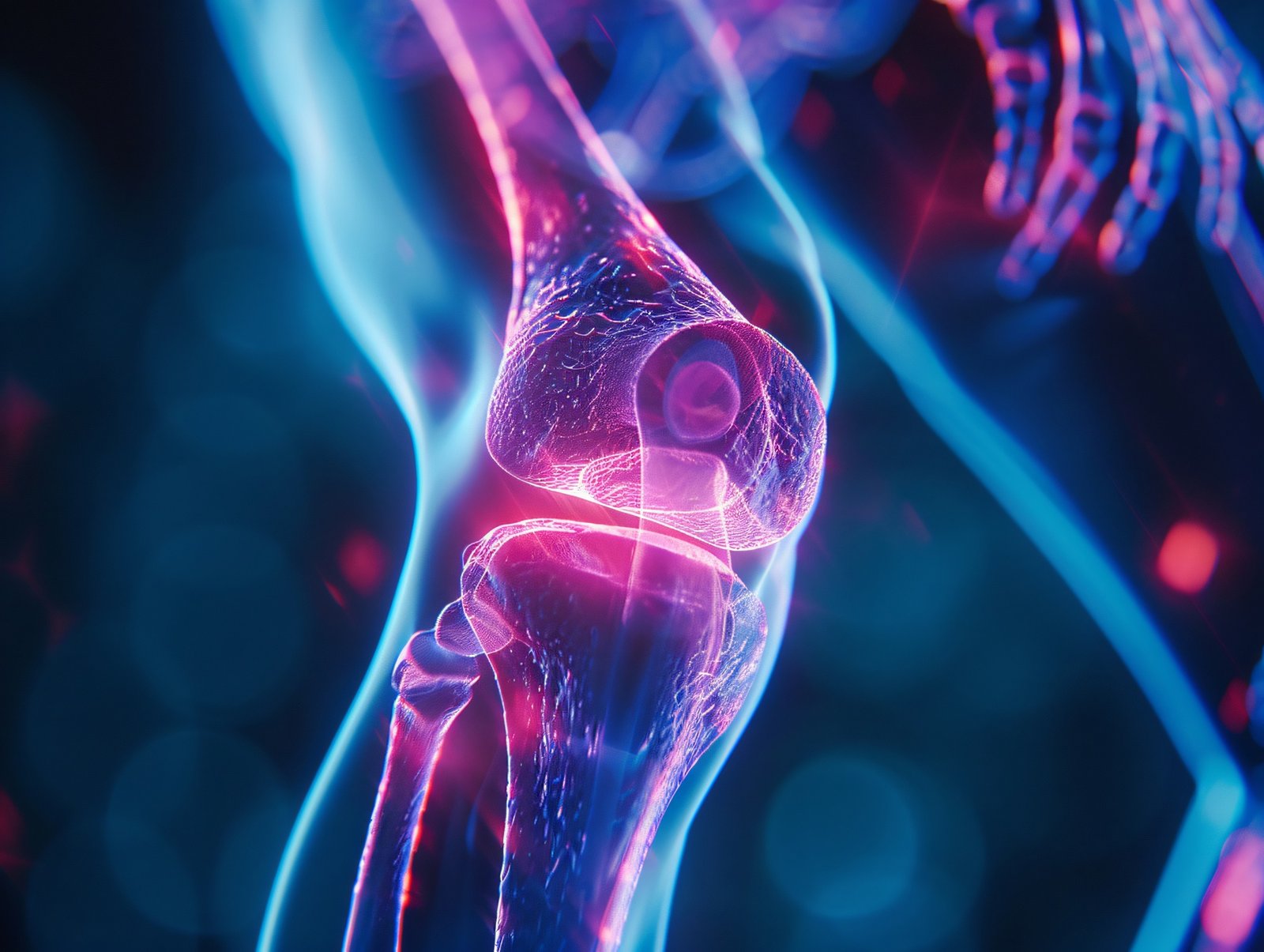 Illustration of TG-C investigational cell and gene therapy administered as an intra-articular injection for knee osteoarthritis in a Phase 3 clinical trial.