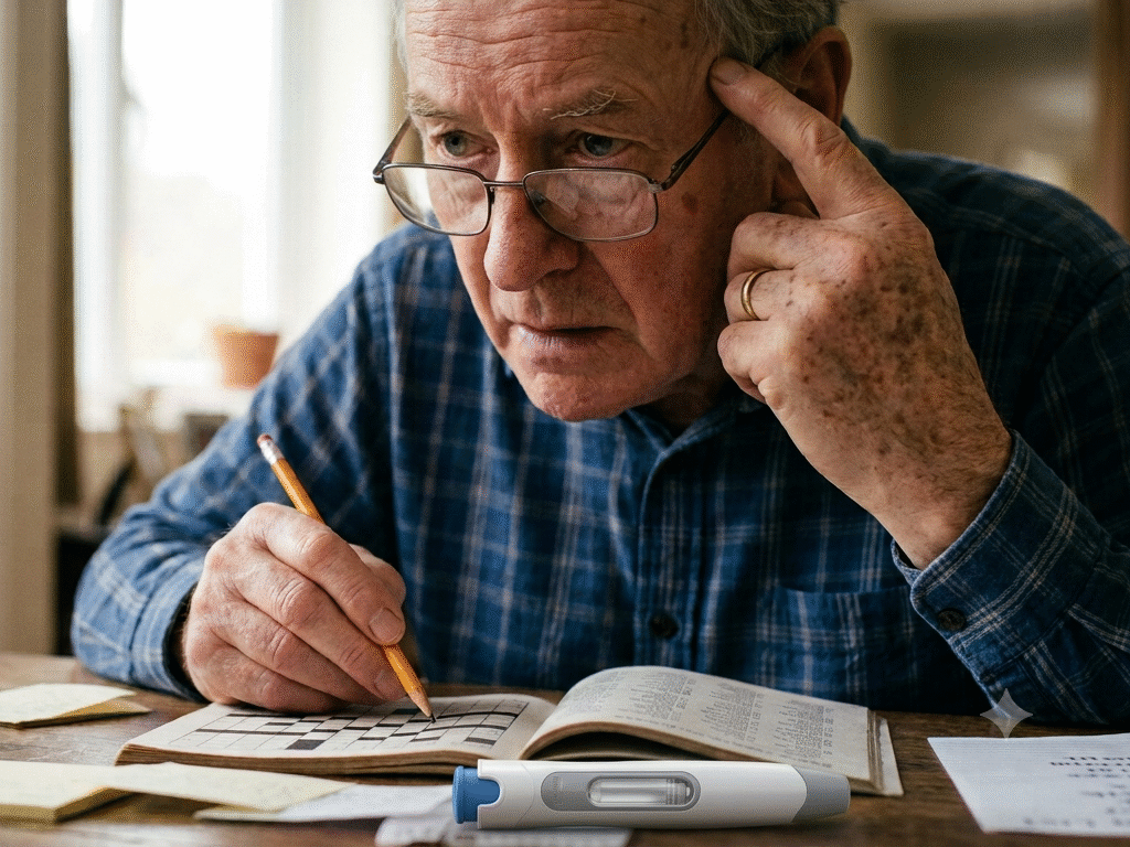 Illustration of LEQEMBI IQLIK once-weekly subcutaneous autoinjector approved by the FDA for initiation of treatment in adults with early Alzheimer's disease.