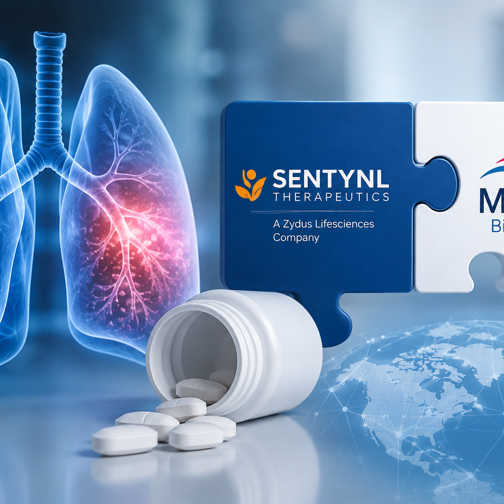 Sentynl Therapeutics and Mereo BioPharma alvelestat partnership for AATD-associated lung disease