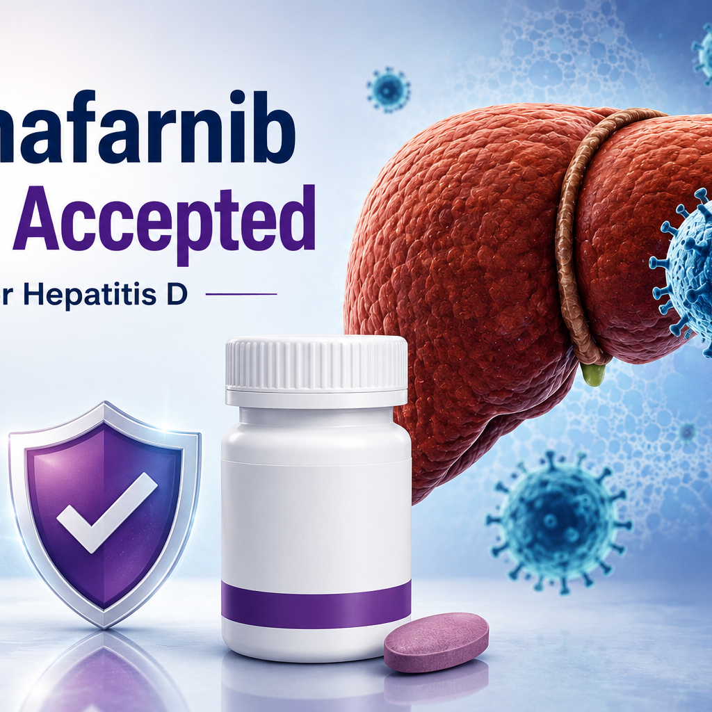 Lonafarnib oral therapy candidate for chronic hepatitis D under FDA review