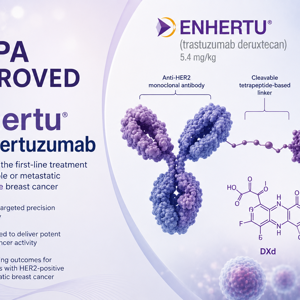 Enhertu plus pertuzumab approved in China for first-line HER2-positive metastatic breast cancer