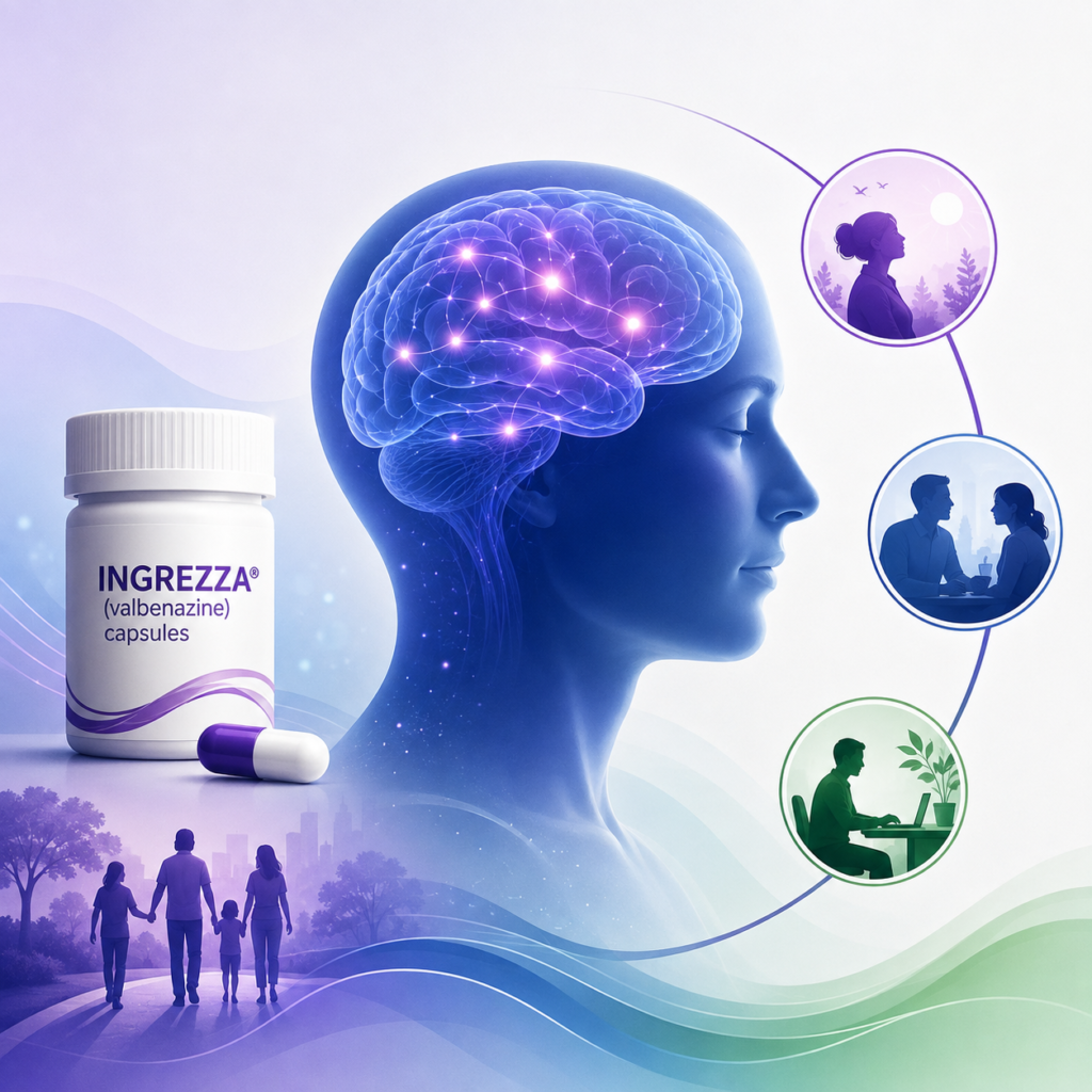 INGREZZA valbenazine improved quality of life and daily functioning in patients with tardive dyskinesia in the KINECT-PRO study