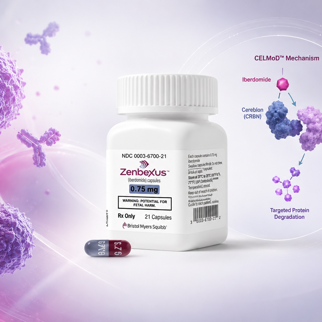 ZENBEXUS iberdomide receives FDA approval as first CELMoD therapy for multiple myeloma