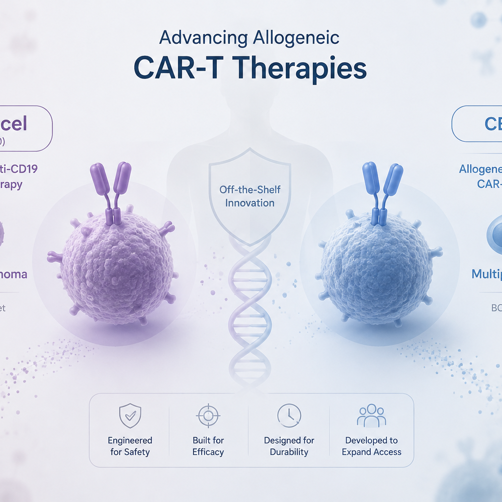 Caribou Biosciences vispa-cel and CB-011 allogeneic CAR-T therapies for lymphoma and multiple myeloma