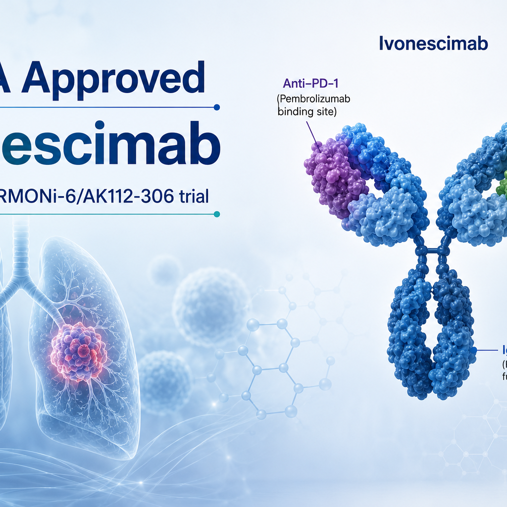 Ivonescimab plus chemotherapy receives NMPA approval for first-line advanced squamous non-small cell lung cancer