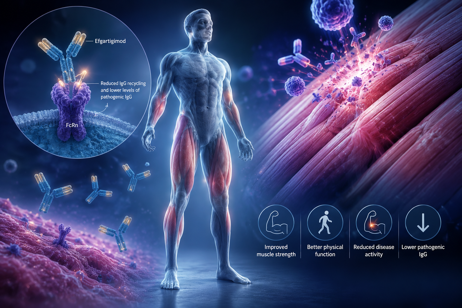 Efgartigimod Phase 3 ALKIVIA trial results in autoimmune myositis