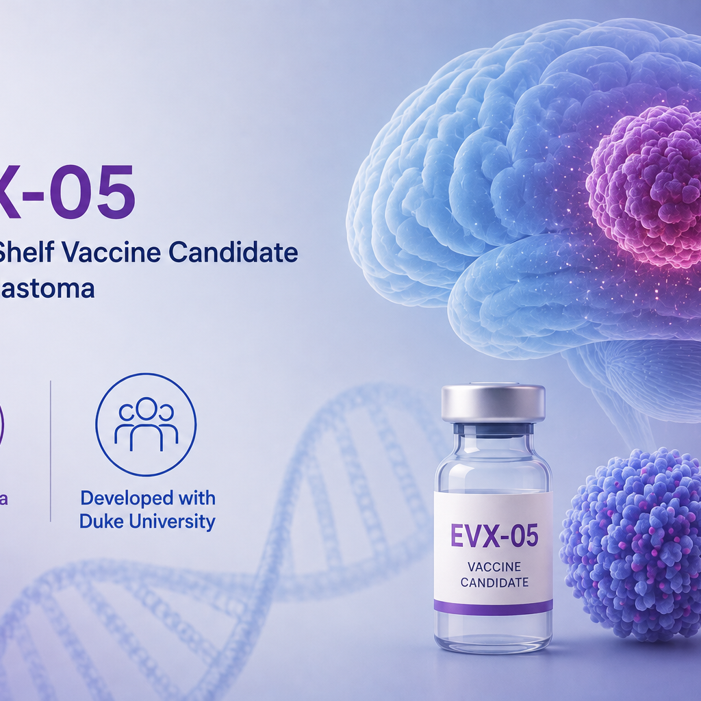 Evaxion EVX-05 glioblastoma vaccine program developed with Duke University