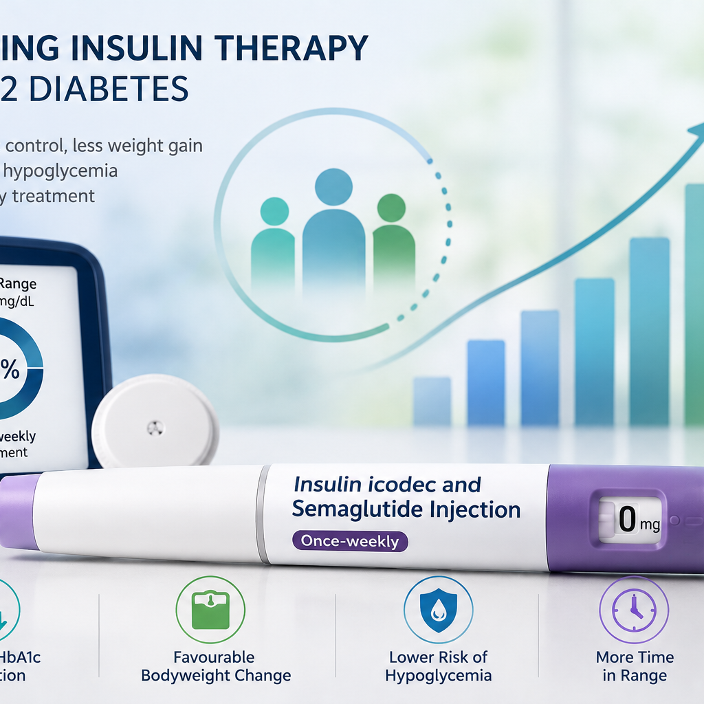 Once-weekly IcoSema compared with insulin glargine U100 in the COMBINE 4 type 2 diabetes trial
