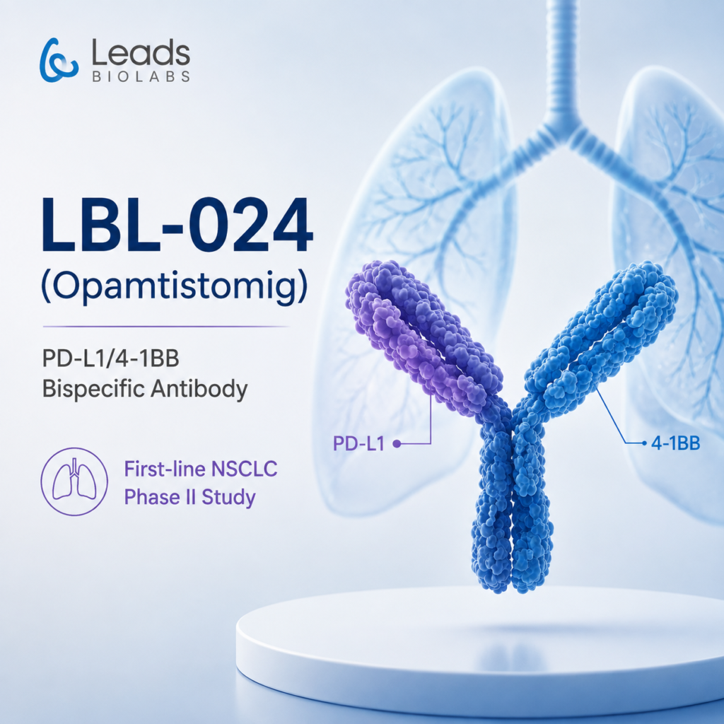 LBL-024 opamtistomig PD-L1 4-1BB bispecific antibody in first-line NSCLC