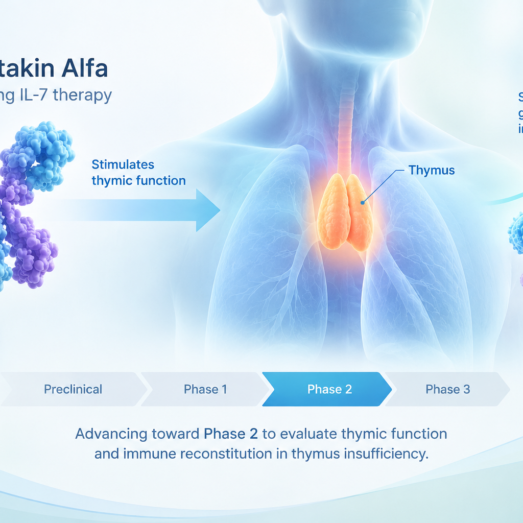 Efineptakin alfa IL-7 therapy and thymic function concept