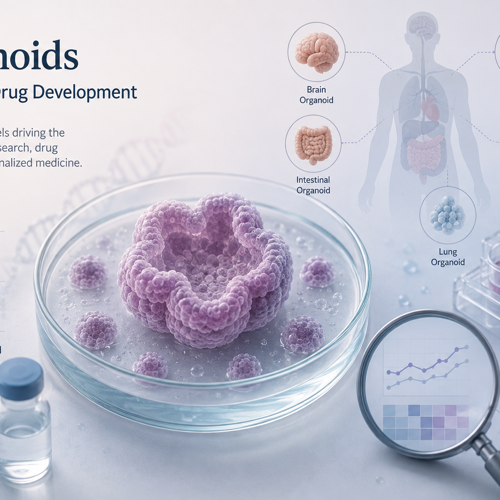 Organoids used in drug development and human-based biomedical research