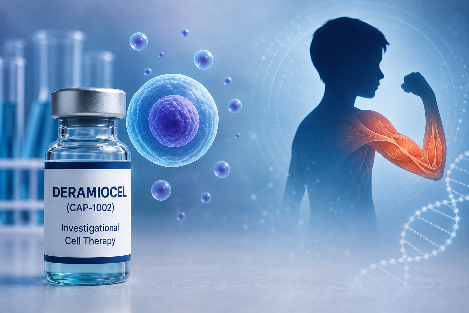 Deramiocel cell therapy under FDA review for Duchenne muscular dystrophy