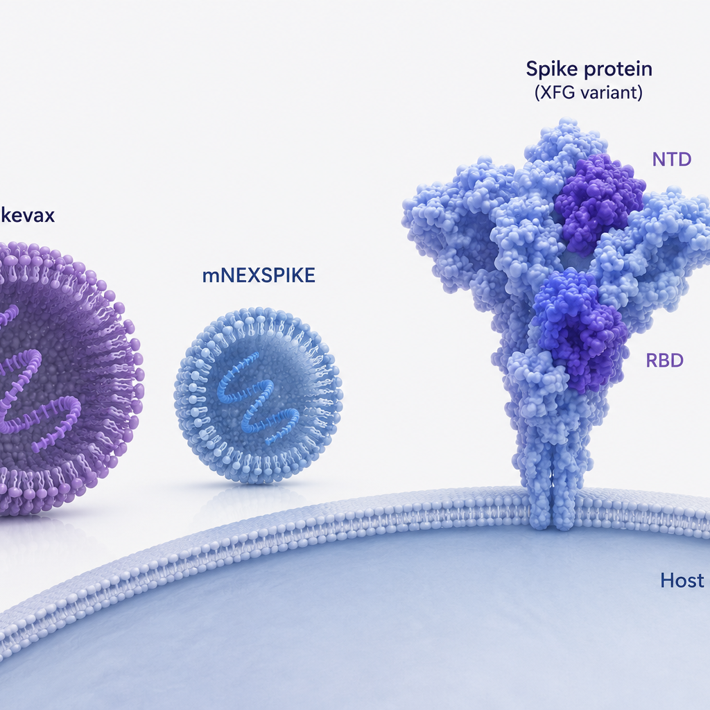 Moderna's Spikevax and mNEXSPIKE updated COVID-19 vaccines targeting the XFG SARS-CoV-2 subvariant