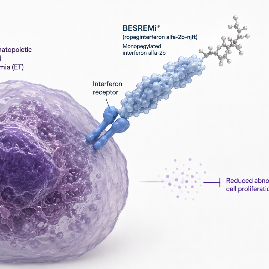 BESREMi ropeginterferon alfa-2b FDA approval for essential thrombocythemia