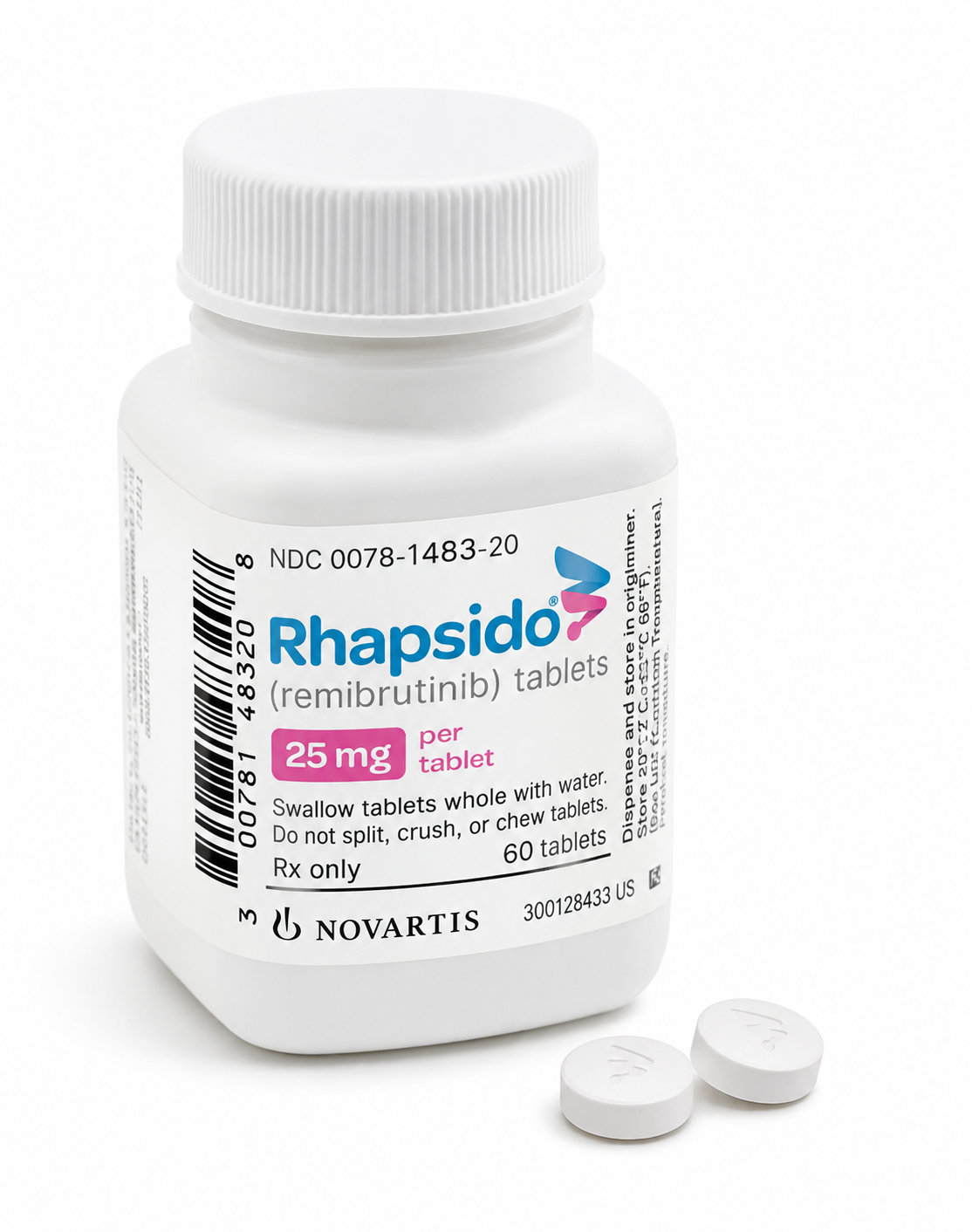 MHRA authorises Rhapsido (remibrutinib), the first oral BTK inhibitor in the UK for adults with chronic spontaneous urticaria inadequately controlled by H1 antihistamines.
