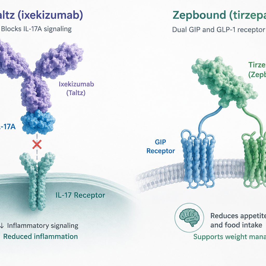 Taltz and Zepbound combination shows sustained one-year benefits in psoriatic disease and obesity