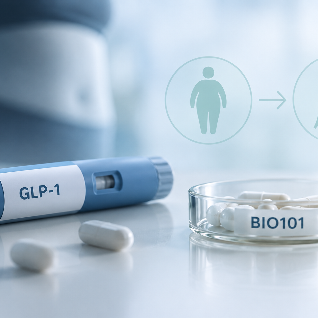 BIO101 potential GLP-1 complement advances toward Phase 2 obesity trial