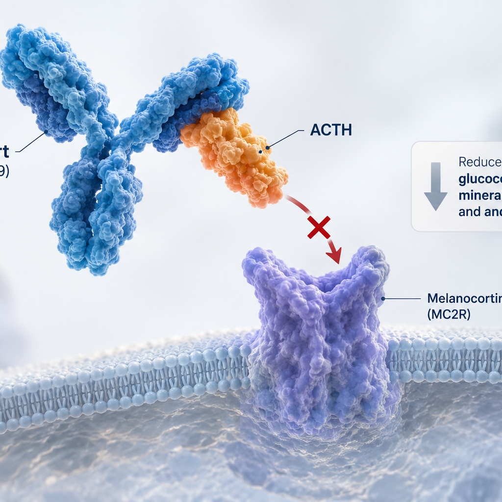 Lundbeck asedebart Lu AG13909 anti-ACTH antibody for Cushing's syndrome