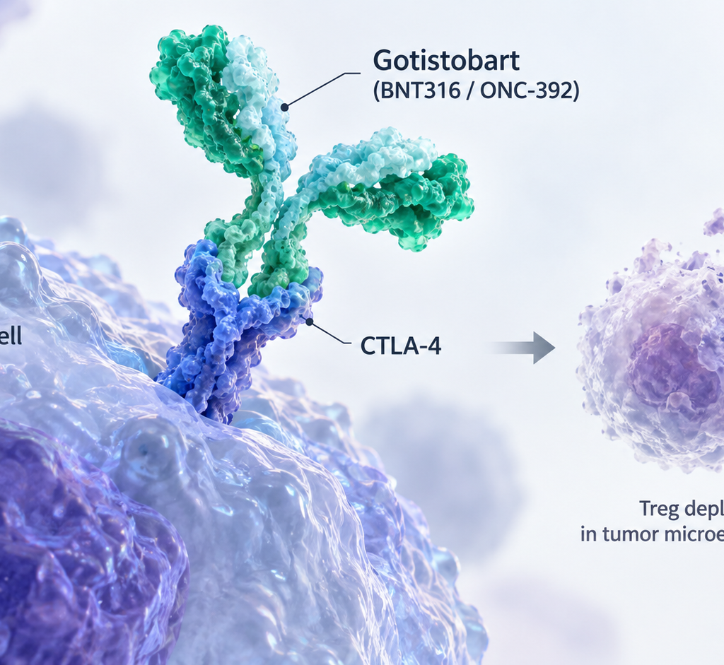 Gotistobart CTLA-4 immunotherapy extends overall survival in previously treated squamous NSCLC