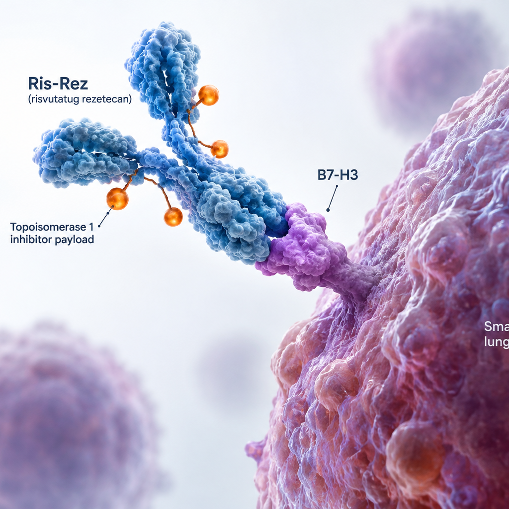 Ris-Rez antibody-drug conjugate shows overall survival benefit in relapsed small cell lung cancer