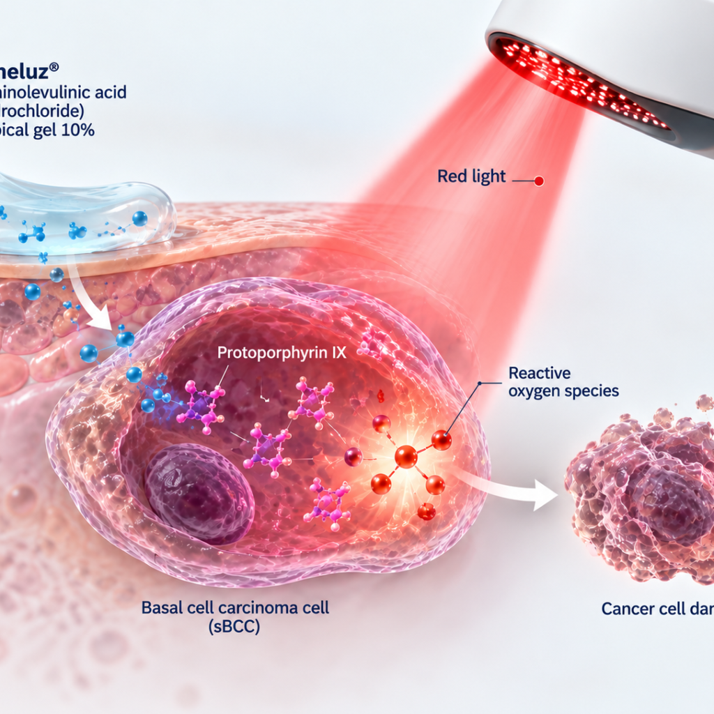Ameluz photodynamic therapy with BF-RhodoLED for superficial basal cell carcinoma