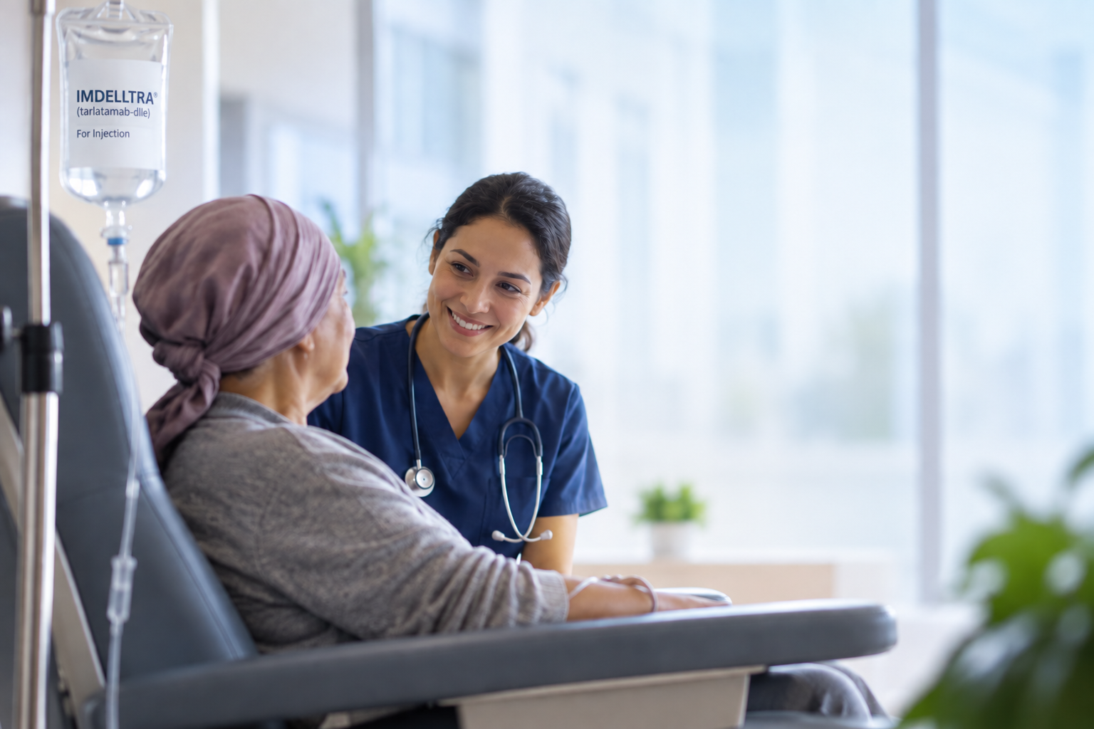 IMDELLTRA tarlatamab monitoring period reduced for patients with extensive-stage small cell lung cancer