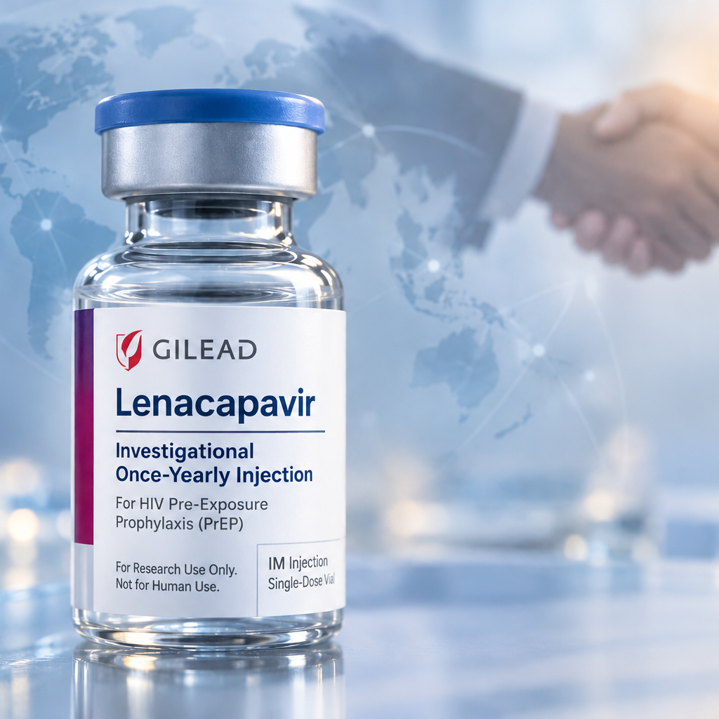 Gilead expands royalty-free lenacapavir licenses for potential once-yearly HIV PrEP access