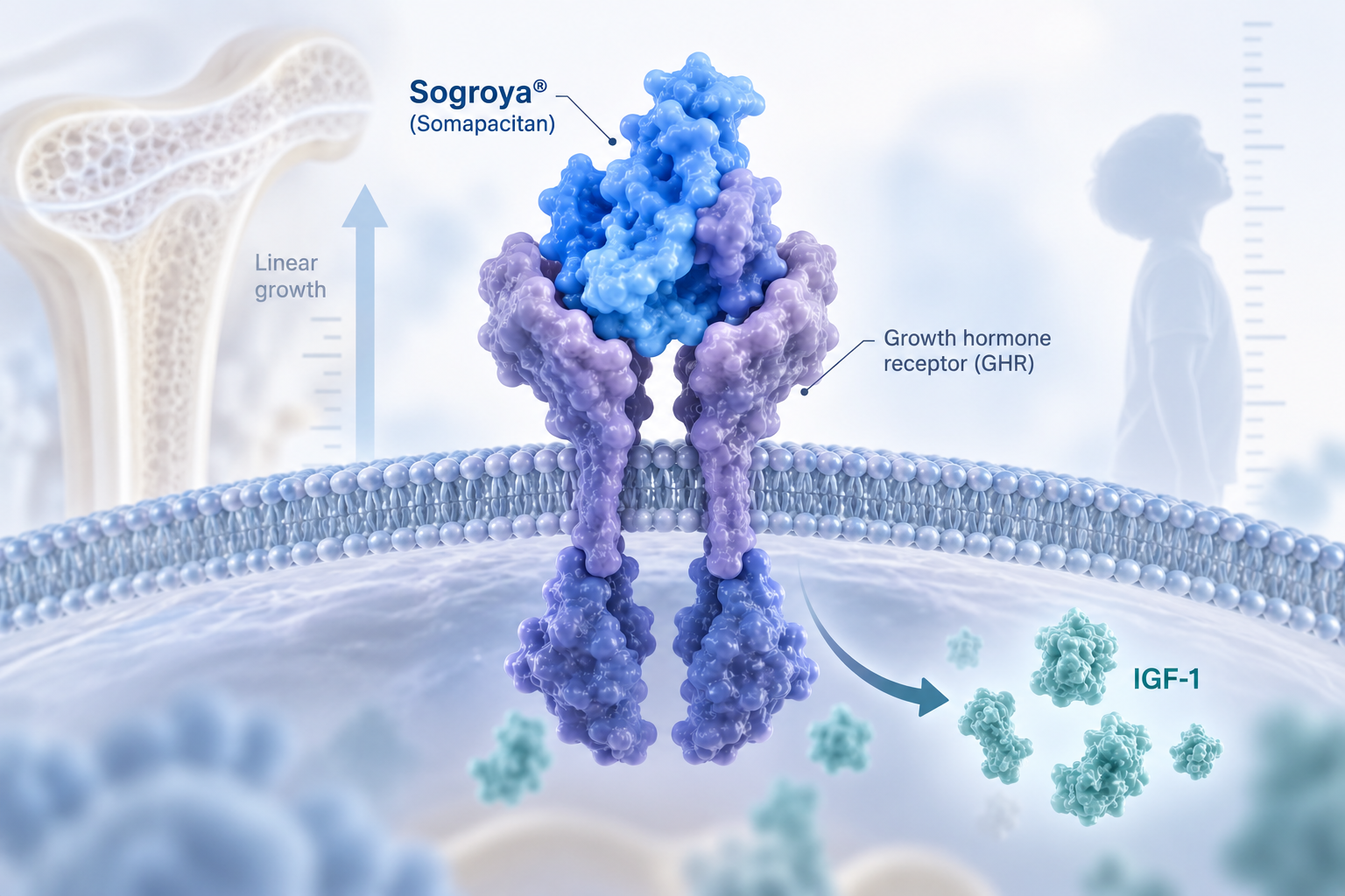 Sogroya somapacitan once-weekly growth hormone treatment for children with idiopathic short stature