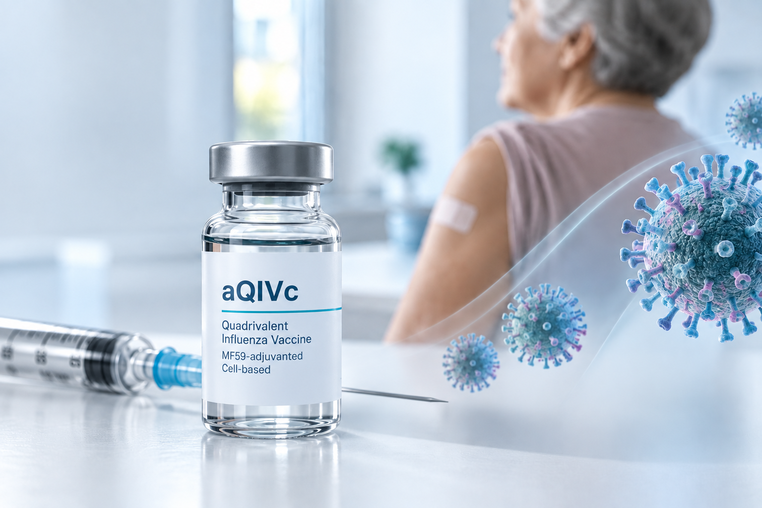 CSL Seqirus aQIVc higher-dose cell-based influenza vaccine for adults aged 50 years and older