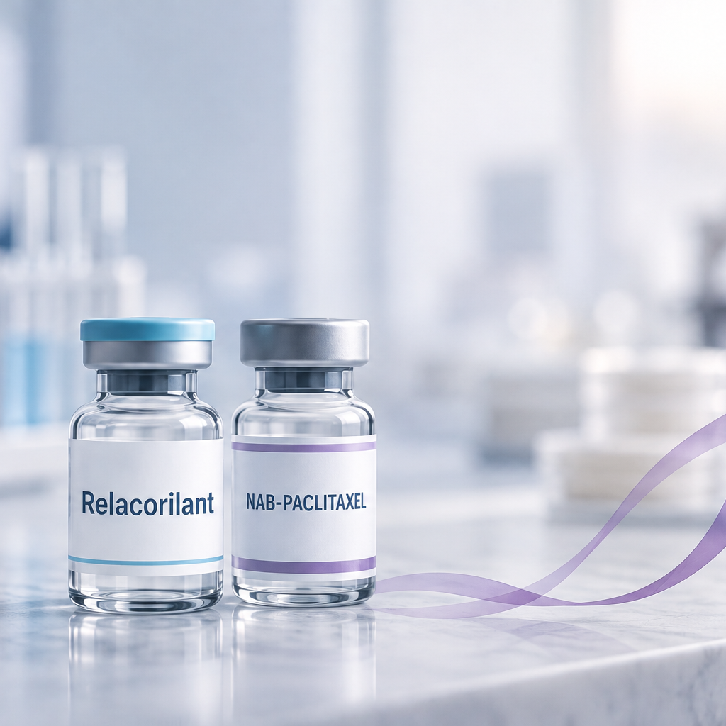 Relacorilant combined with nab-paclitaxel for platinum-resistant ovarian cancer