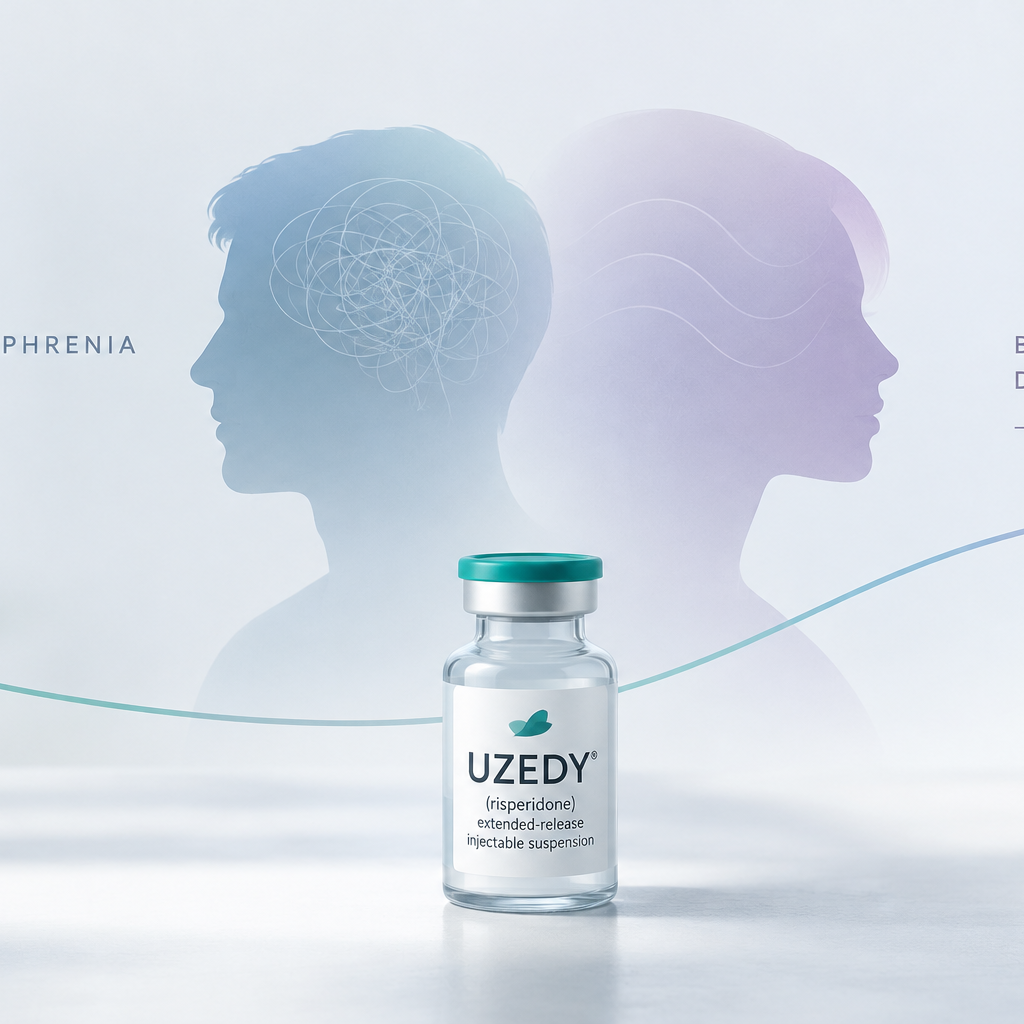 UZEDY risperidone long-acting injectable treatment for schizophrenia and bipolar I disorder
