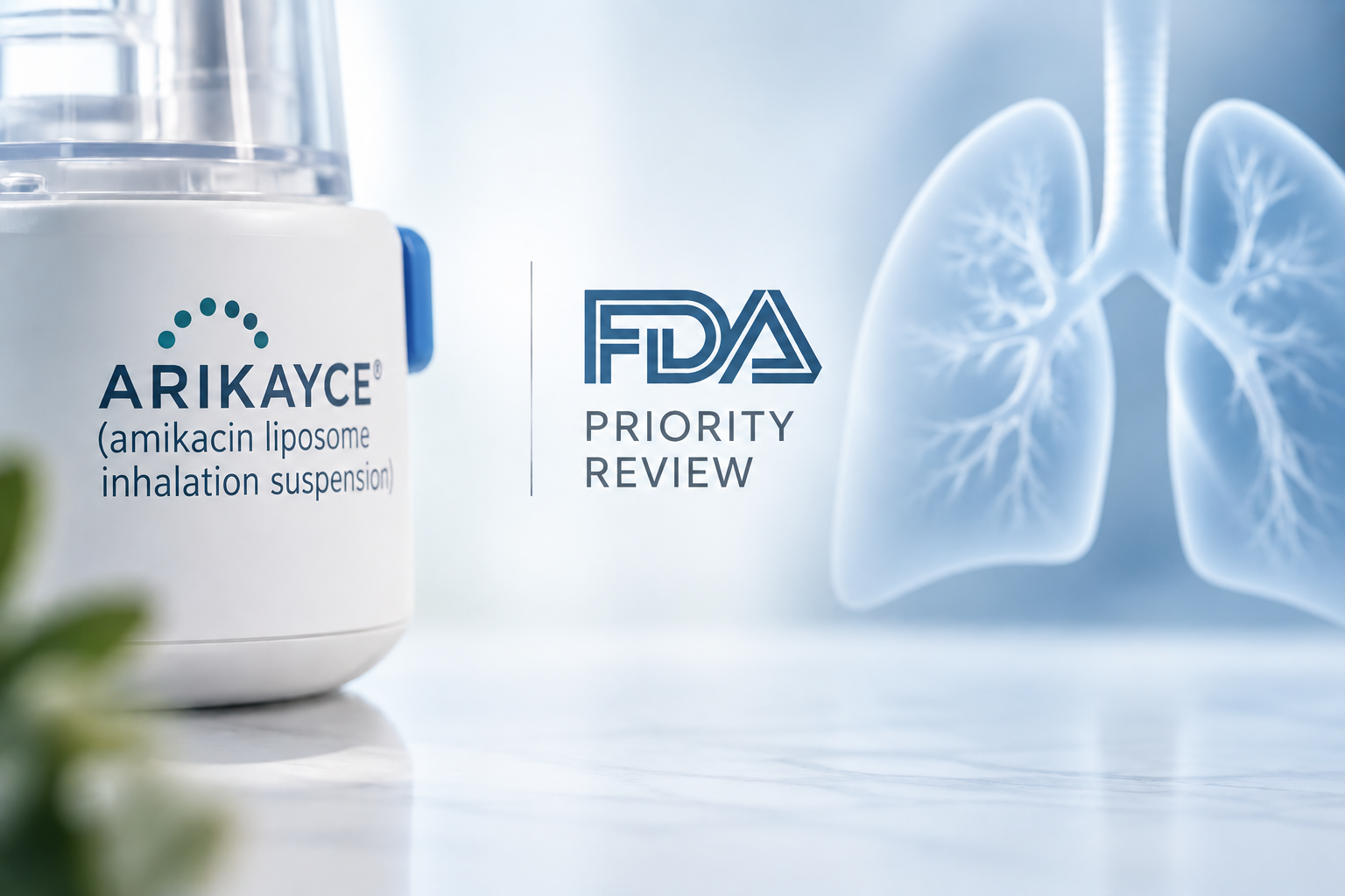 ARIKAYCE amikacin liposome inhalation suspension under FDA review for MAC lung disease