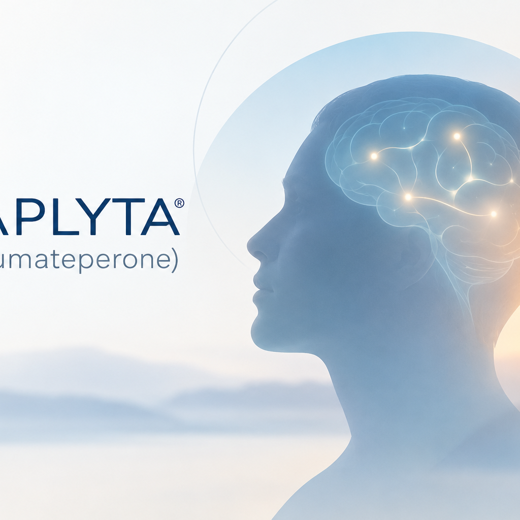 CAPLYTA lumateperone Phase 3 study showing reduced manic symptoms in bipolar I disorder