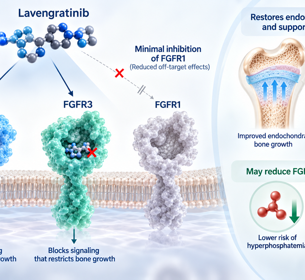 Lavengratinib ABSK061 FGFR2 FGFR3 inhibitor for children with achondroplasia