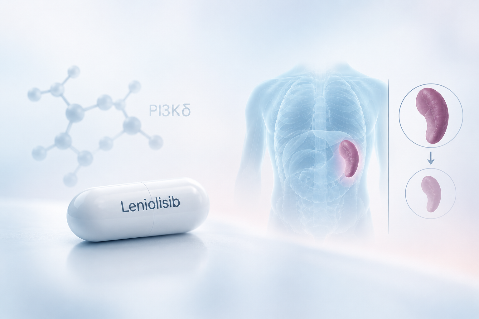 Leniolisib Phase II study showing spleen volume reduction in patients with primary immunodeficiencies