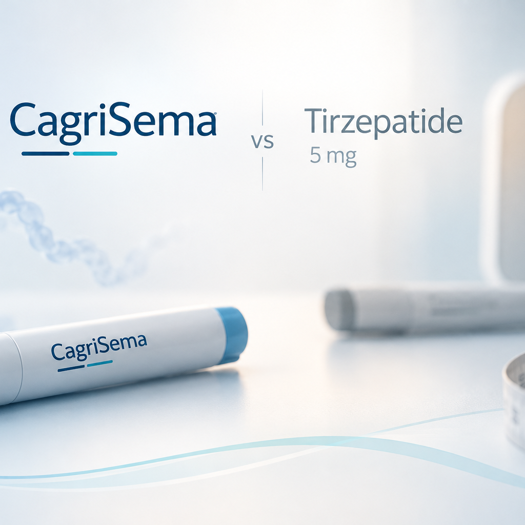 CagriSema compared with tirzepatide 5 mg for weight loss in phase 3 REIMAGINE 5 trial