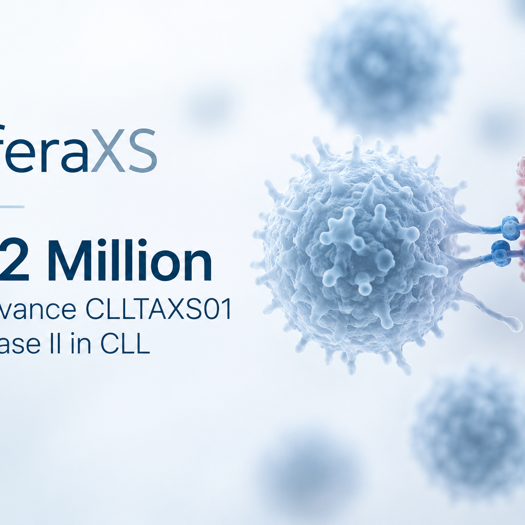 ViferaXS CLLTAXS01 peptide-based cancer immunotherapy advances to Phase II trial in CLL