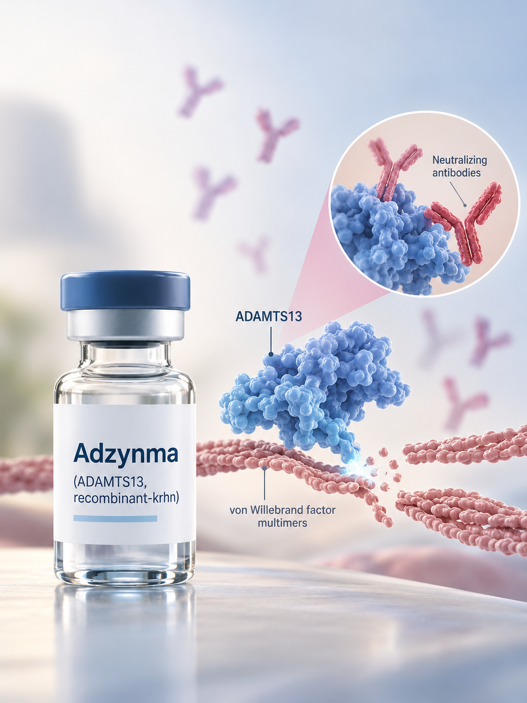 FDA-approved Adzynma boxed warning for neutralizing antibodies and serious outcomes