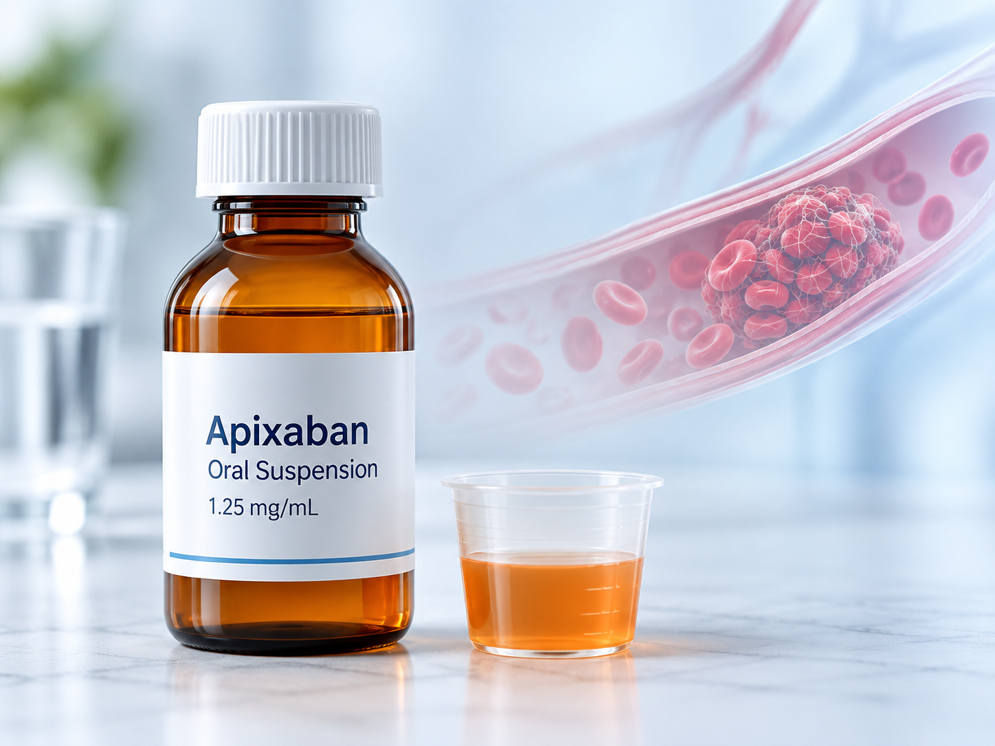 Lupin apixaban oral suspension 1.25 mg/mL receives tentative FDA approval under 505(b)(2) pathway