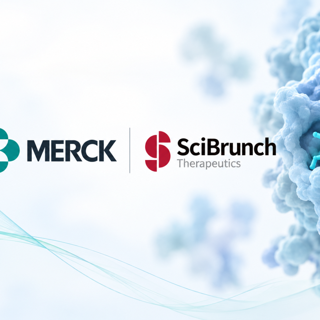 Merck-SciBrunch SPR2015 KRAS G12D ON inhibitor global license agreement