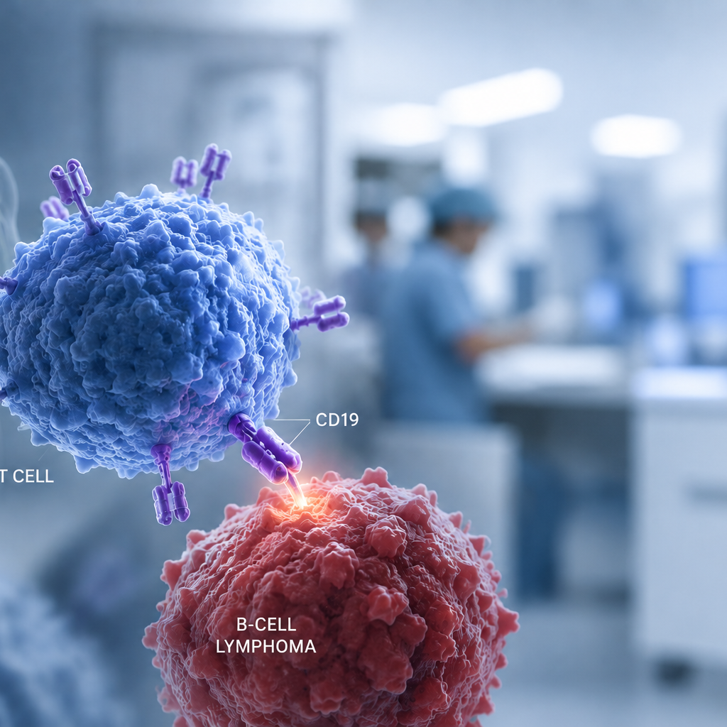 GLPG5101 Phase 1 decentralized CAR-T therapy for B-cell lymphoma