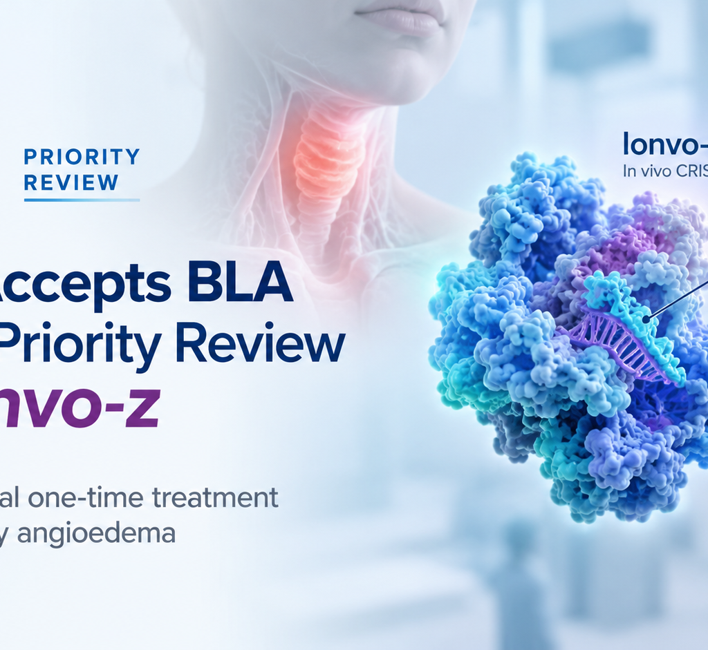 Intellia Therapeutics lonvo-z CRISPR gene editing therapy for hereditary angioedema