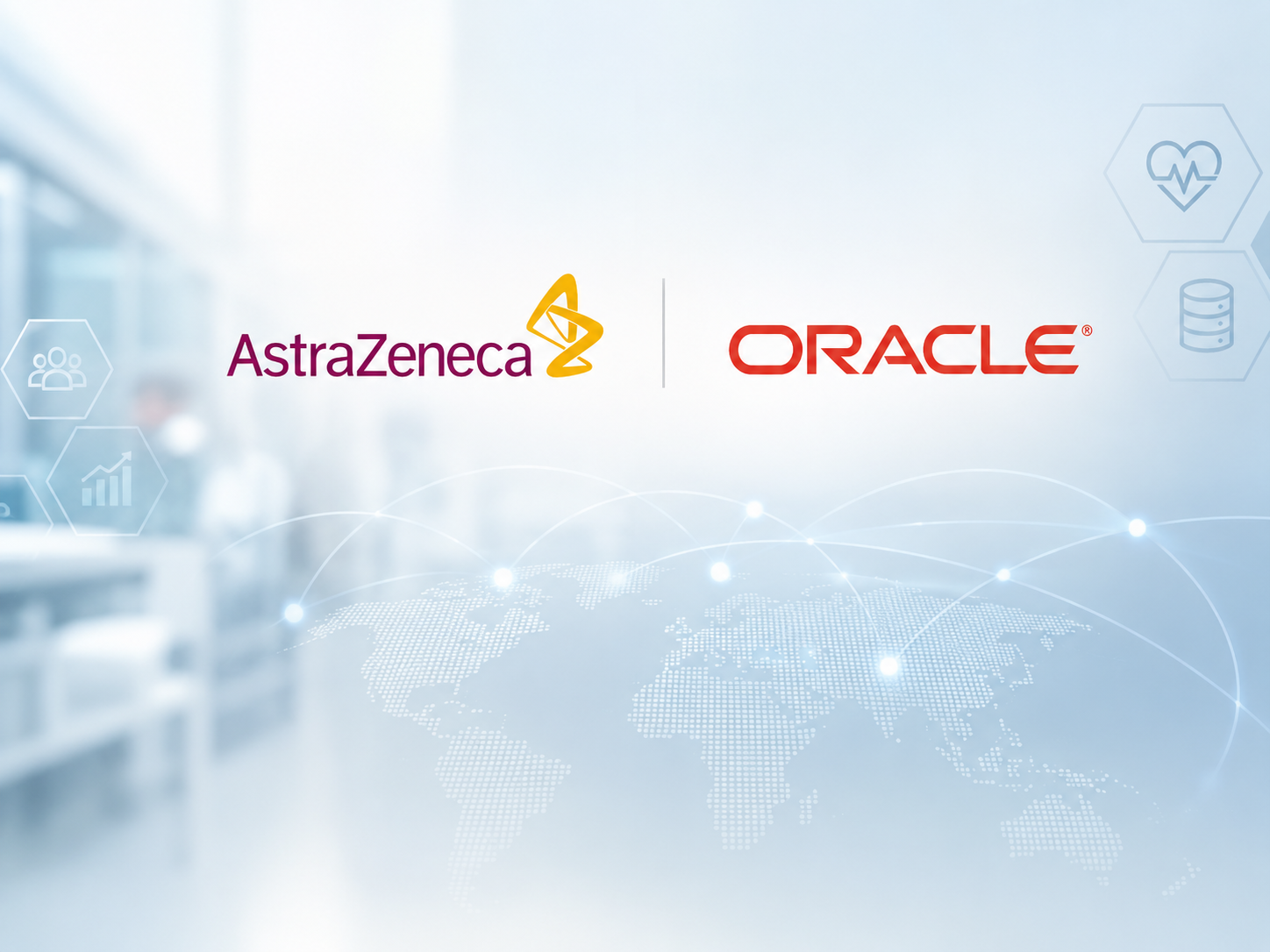 AstraZeneca and Oracle collaboration exploring artificial intelligence and real-world data for clinical trial recruitment and hypertension care.