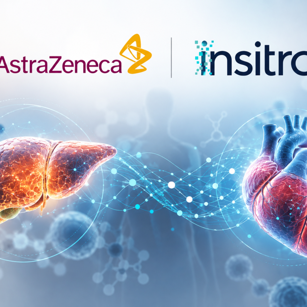 AstraZeneca and insitro AI-driven drug discovery collaboration targeting MASH and cardiomyopathies.