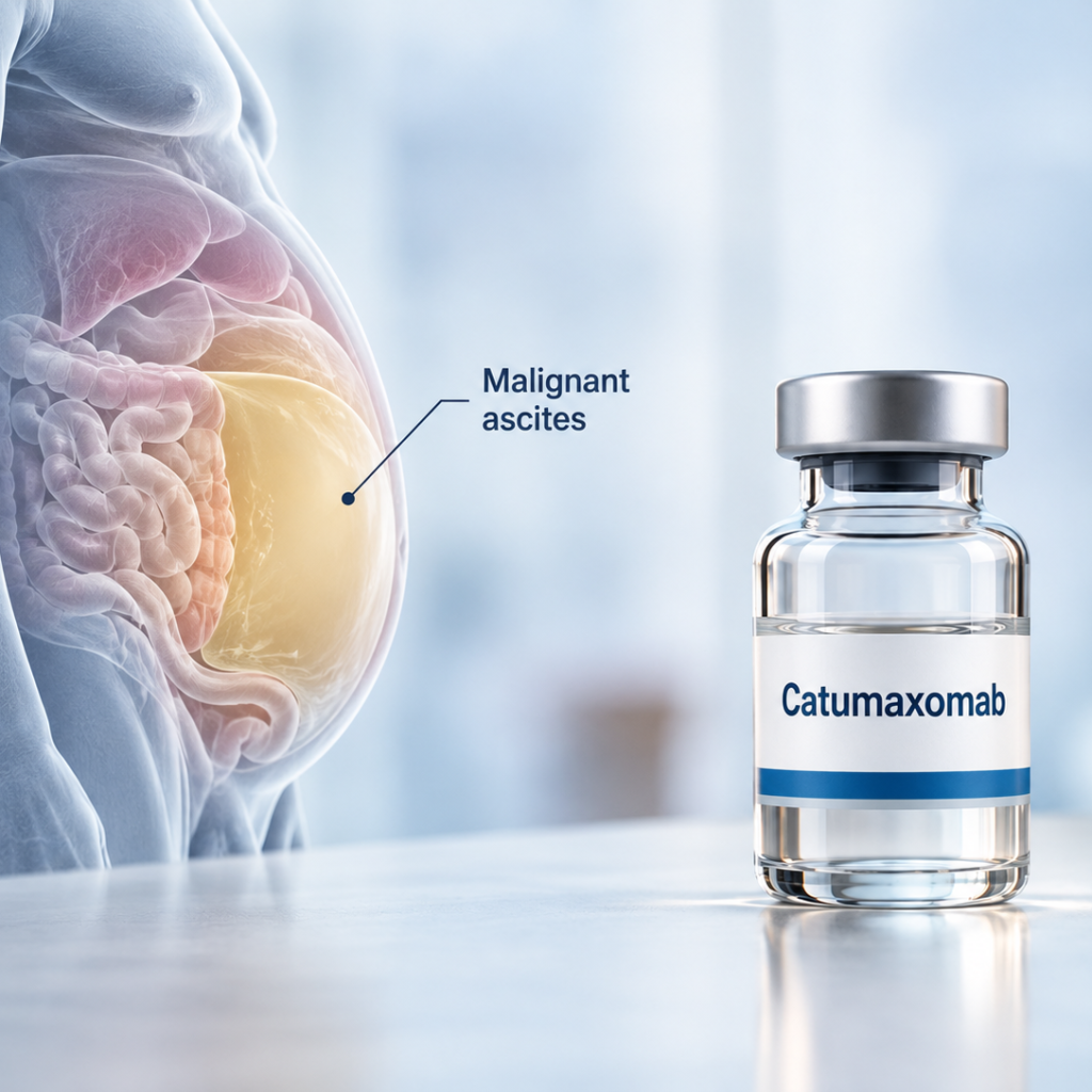MHRA approval of catumaxomab for adults with malignant ascites