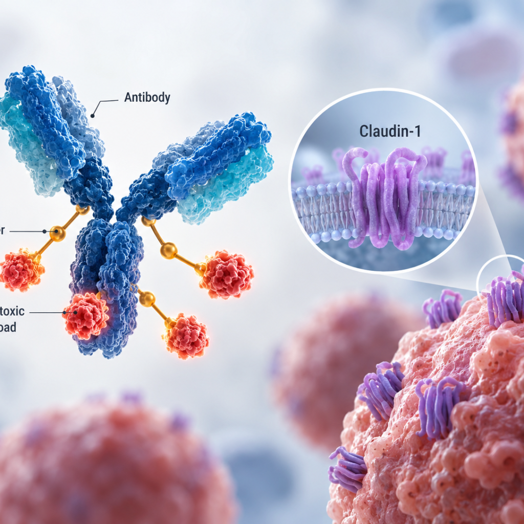 Alentis Therapeutics and PinotBio collaboration to develop next-generation claudin-1-targeted antibody-drug conjugates for cancer treatment.