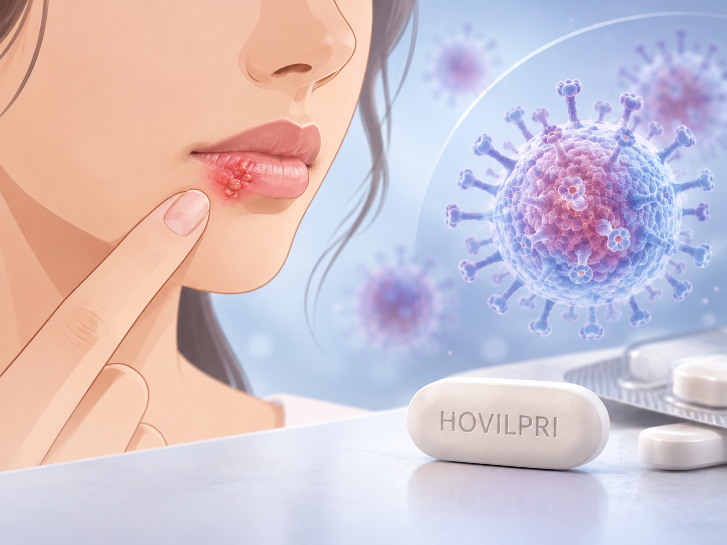 HOVILPRI (pritelivir), an oral antiviral approved by the FDA for refractory mucocutaneous HSV lesions in immunocompromised adults