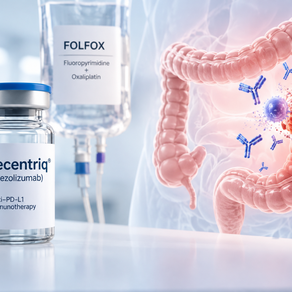 Roche Tecentriq atezolizumab with chemotherapy for stage III dMMR colon cancer following FDA approval