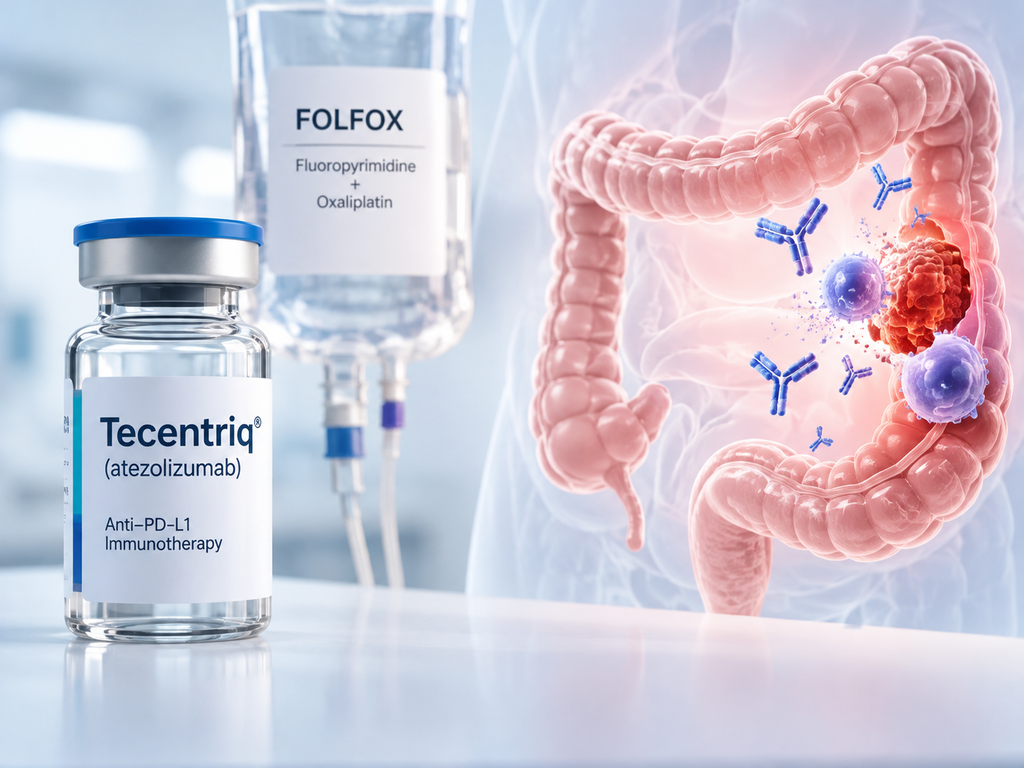 Roche Tecentriq atezolizumab with chemotherapy for stage III dMMR colon cancer following FDA approval