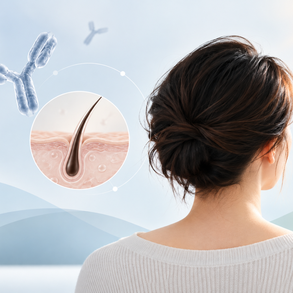 Bempikibart treatment and maintained hair growth response after treatment discontinuation in alopecia areata